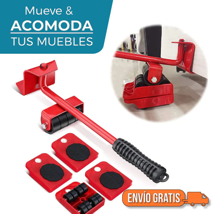 SET DE HERRAMIENTAS PARA MOVER MUEBLES " 5 PIEZAS " | ENVIO GRATIS