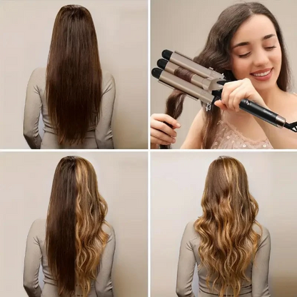 Rizadora Profesional de Cabello 3 Cabezales