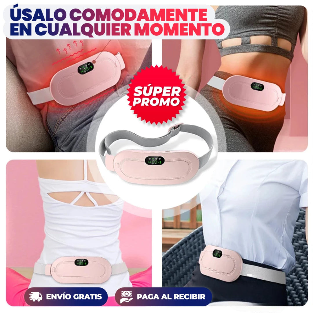 CINTURÓN MASAJEADOR TÉRMICO PARA CÓLICOS