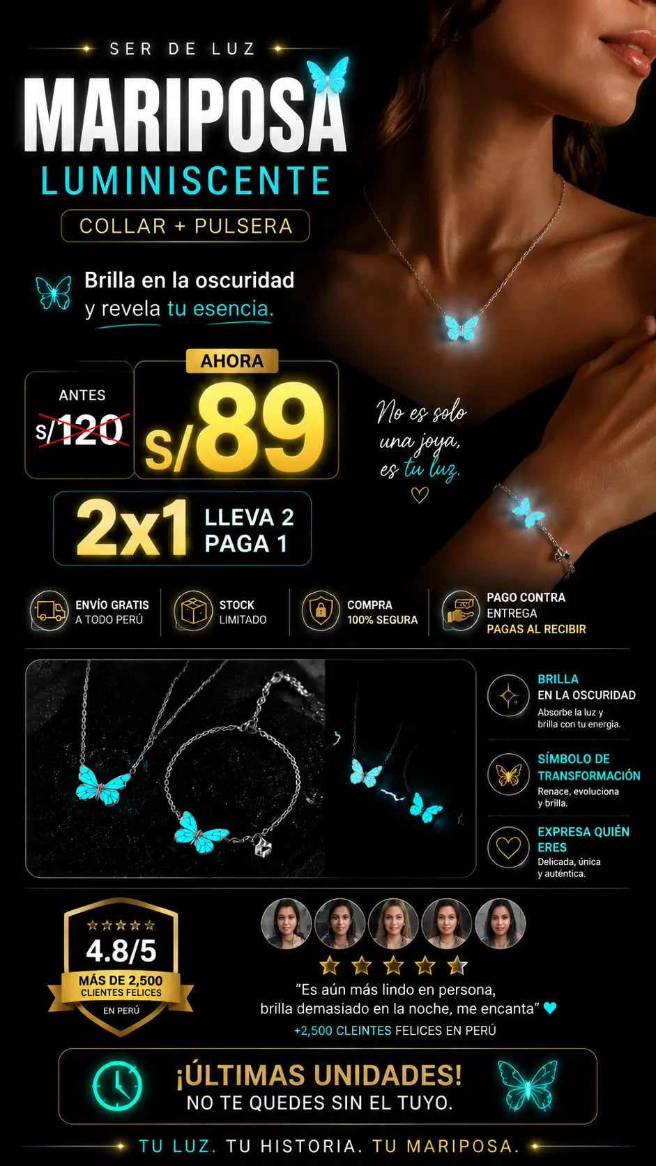 COLLAR MARIPOSA