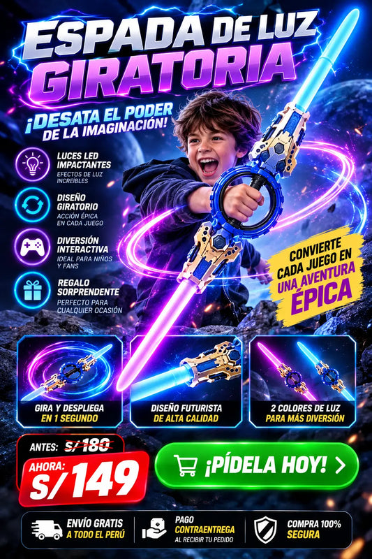 Espada de Luz Giratoria