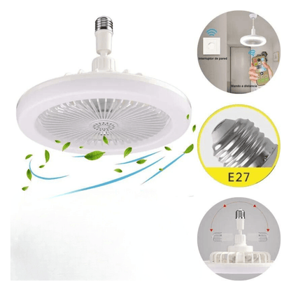 Foco ventilador de techo 3 en 1